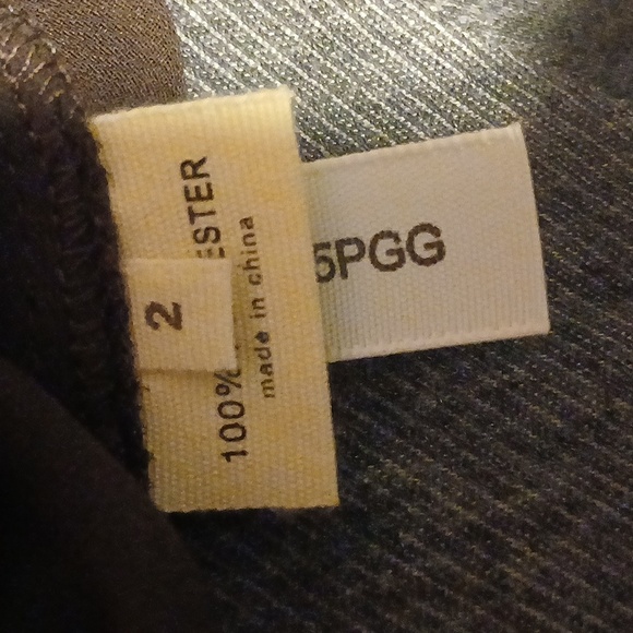 L'Agence Womens Ruffled Neck Long Sleeves Blouse Brown Size 2 FIRM $$ EXP BRAND! - Picture 3 of 5